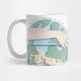 Earth's Embrace: The Floral Melody Design Mug